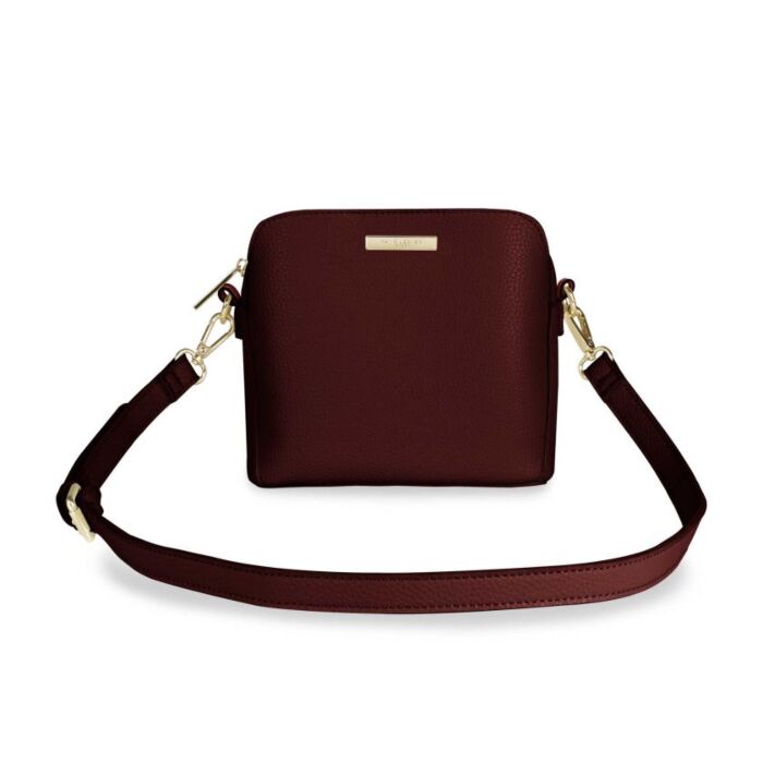 Katie Loxton Bella Box Bag | Burgundy-7